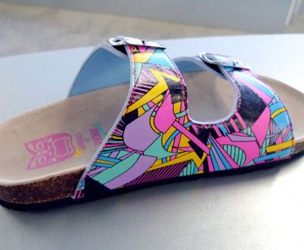 Footwear design: Sandal Graphic Print