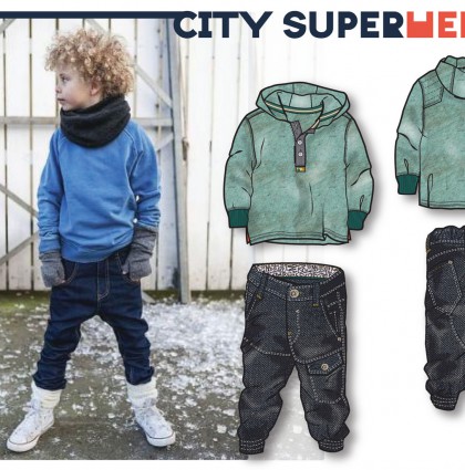 Kids Fashion Design – City Super Heroes