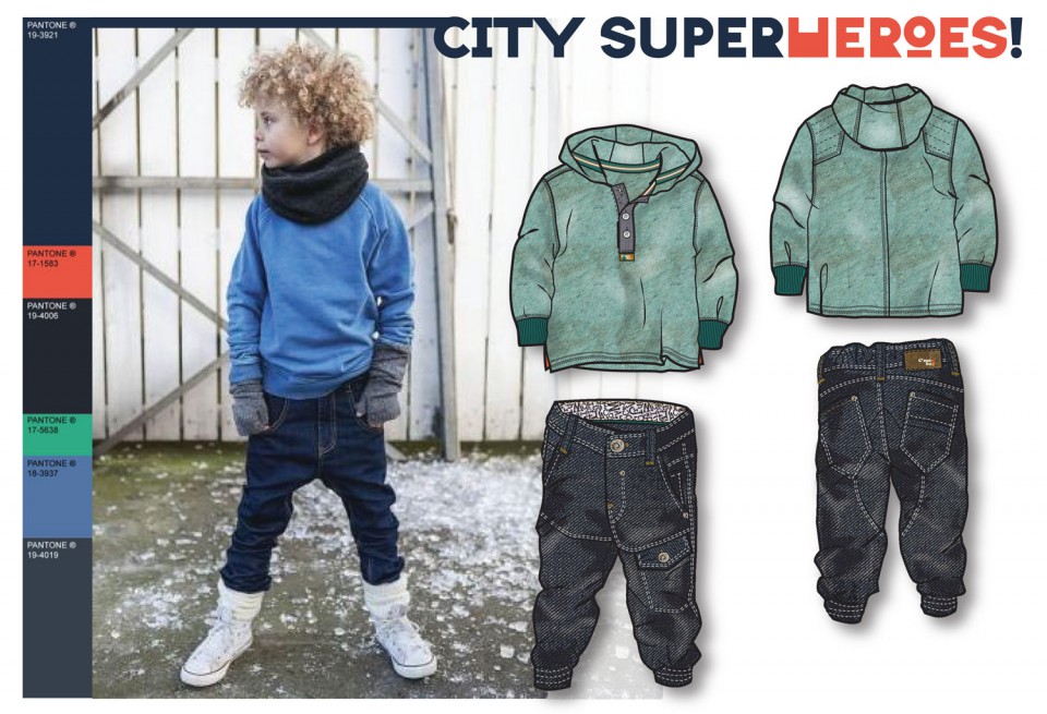 Free work: Kids Fashion Design - City Super Heroes