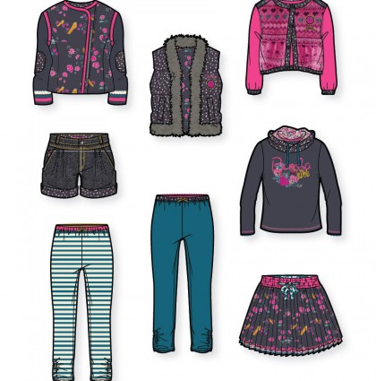 Kids Fashion Design for Bomba