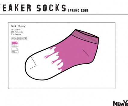 Sneaker Socks design concepts for New Yorker