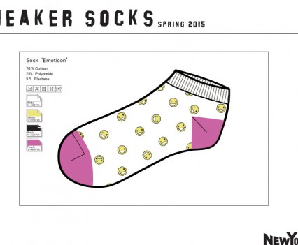 Sneaker Socks design concepts for New Yorker