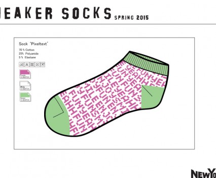 Sneaker Socks design concepts for New Yorker